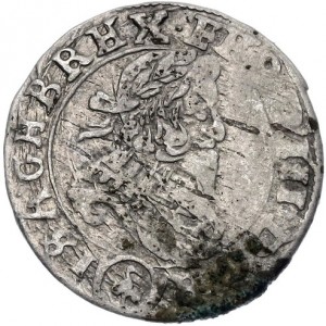 Аверс монеты Богемия, 3 крейцера, 1624-1637, Отметка МД "крыло птицы" - Иоахимсталь