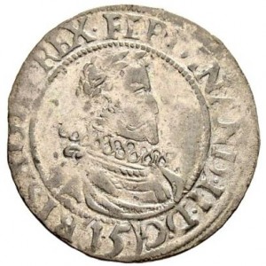 Аверс монеты Богемия, 15 крейцеров, 1622-1623, Отметка МД "полумесяц и звезда" - Прага