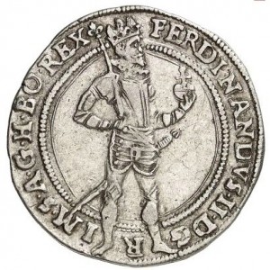 Аверс монеты Богемия, ¼ талера, 1623-1637