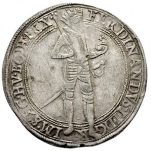 Аверс монеты Богемия, 1 талер, 1623-1637
