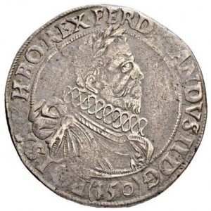 Аверс монеты Богемия, 150 крейцеров, 1621-1623, Отметка МД "звезда" - Куттенберг