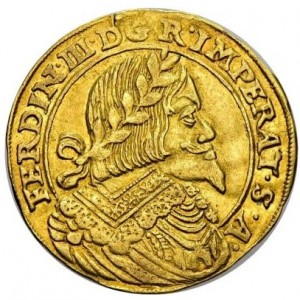 Аверс монеты Богемия, 1 дукат, 1641-1656