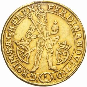 Аверс монеты Богемия, 2 дуката, 1623-1637