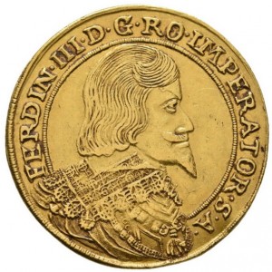Аверс монеты Богемия, 5 дукатов, 1638-1640