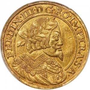 Аверс монеты Богемия, 5 дукатов, 1641-1655