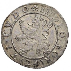 Реверс монеты Богемия, 24 крейцера, 1619-1620, Отметка МД "звезда" - Куттенберг