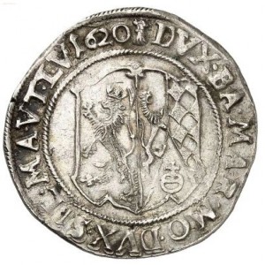 Реверс монеты Богемия, 24 крейцера, 1620