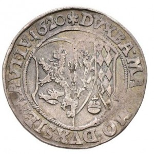 Реверс монеты Богемия, 24 крейцера, 1620