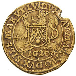 Реверс монеты Богемия, 1 дукат, 1620