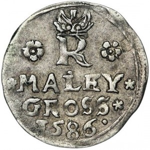Реверс монеты Богемия, 1 малей грош, 1576-1612