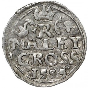Реверс монеты Богемия, 1 малей грош, 1578-1612
