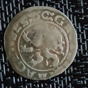 Реверс монеты Богемия, 1 грош, 1526