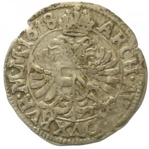 Реверс монеты Богемия, 1 грош, 1612-1619