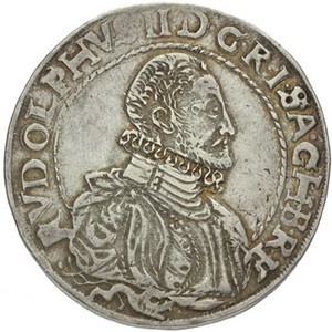 Аверс монеты Богемия, ½ талера, 1579-1601