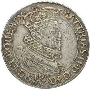 Аверс монеты Богемия, ½ талера, 1611-1612
