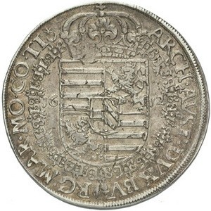 Реверс монеты Богемия, ½ талера, 1611-1612
