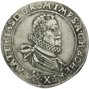 Аверс монеты Богемия, ½ талера, 1613-1619