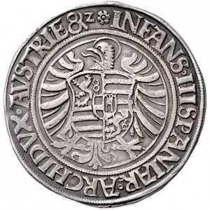 Реверс монеты Богемия, 1 талер, 1526