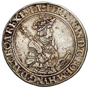 Аверс монеты Богемия, 1 талер, 1529