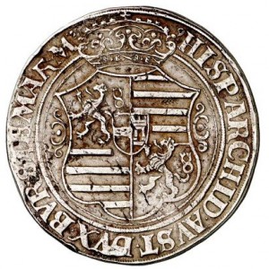Реверс монеты Богемия, 1 талер, 1529