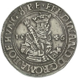 Аверс монеты Богемия, 1 талер, 1546