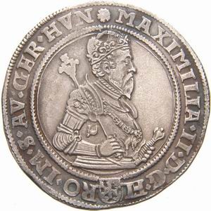 Аверс монеты Богемия, 1 талер, 1573-1577
