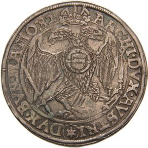 Реверс монеты Богемия, 1 талер, 1578-1603