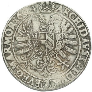 Реверс монеты Богемия, 1 талер, 1602-1612