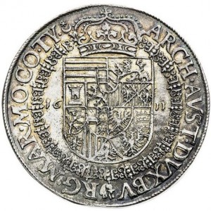 Реверс монеты Богемия, 1 талер, 1611