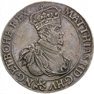 Аверс монеты Богемия, 1 талер, 1611-1612