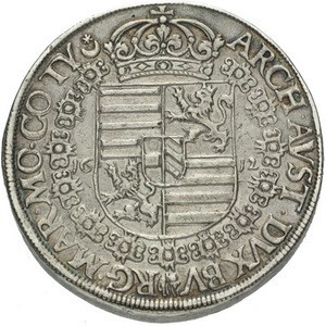 Реверс монеты Богемия, 2 талера, 1611-1612