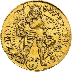 Реверс монеты Богемия, 1 дукат, 1538