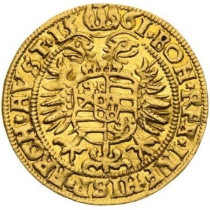 Реверс монеты Богемия, 1 дукат, 1561