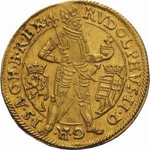 Аверс монеты Богемия, 1 дукат, 1606-1611