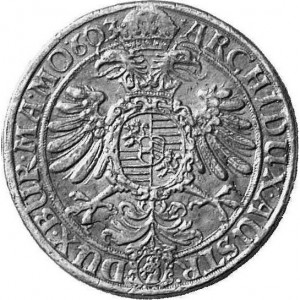 Реверс монеты Богемия, 3 талера, 1603