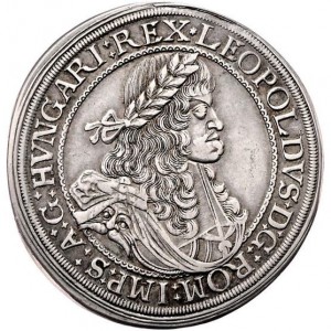 Аверс монеты Венгрия, 1 талер, 1674-1695