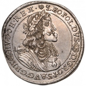 Аверс монеты Венгрия, 1 талер, 1681-1682