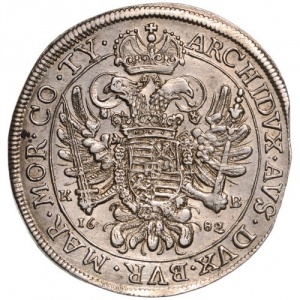 Реверс монеты Венгрия, 1 талер, 1681-1682