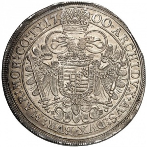 Реверс монеты Венгрия, 1 талер, 1700-1702
