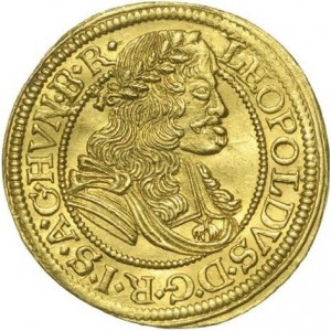 Аверс монеты Венгрия, 1 дукат, 1674-1678