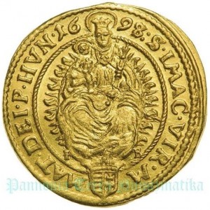 Реверс монеты Венгрия, 1 дукат, 1683-1698