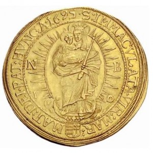 Реверс монеты Венгрия, 5 дукатов, 1687-1695