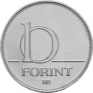 Реверс монеты Венгрия, 10 форинтов, 2012-2026