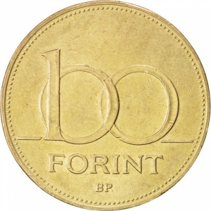 Реверс монеты Венгрия, 100 форинтов, 1992-1998