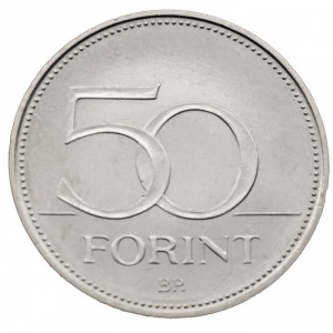Реверс монеты Венгрия, 50 форинтов, 2006, 125 лет основанию Венгерского Красного Креста