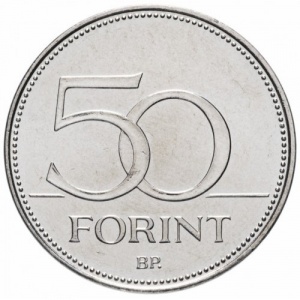Реверс монеты Венгрия, 50 форинтов, 2018, Год семьи
