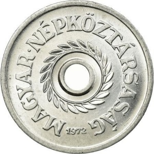 Аверс монеты Венгрия, 2 филлера, 1950-1989