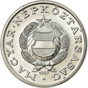 Аверс монеты Венгрия, 1 форинт, 1967-1989