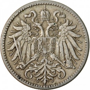 Аверс монеты Венгрия, 10 геллеров, 1915-1916