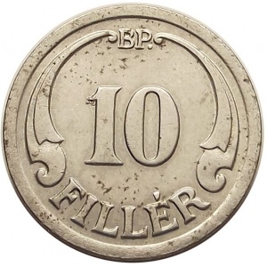 Реверс монеты Венгрия, 10 филлеров, 1940-1942